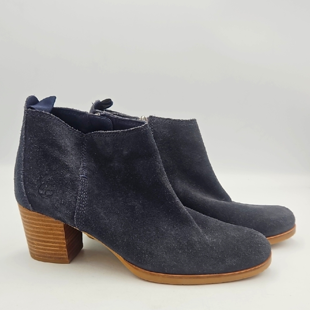 Timberland Blue Suede Ankle Boots